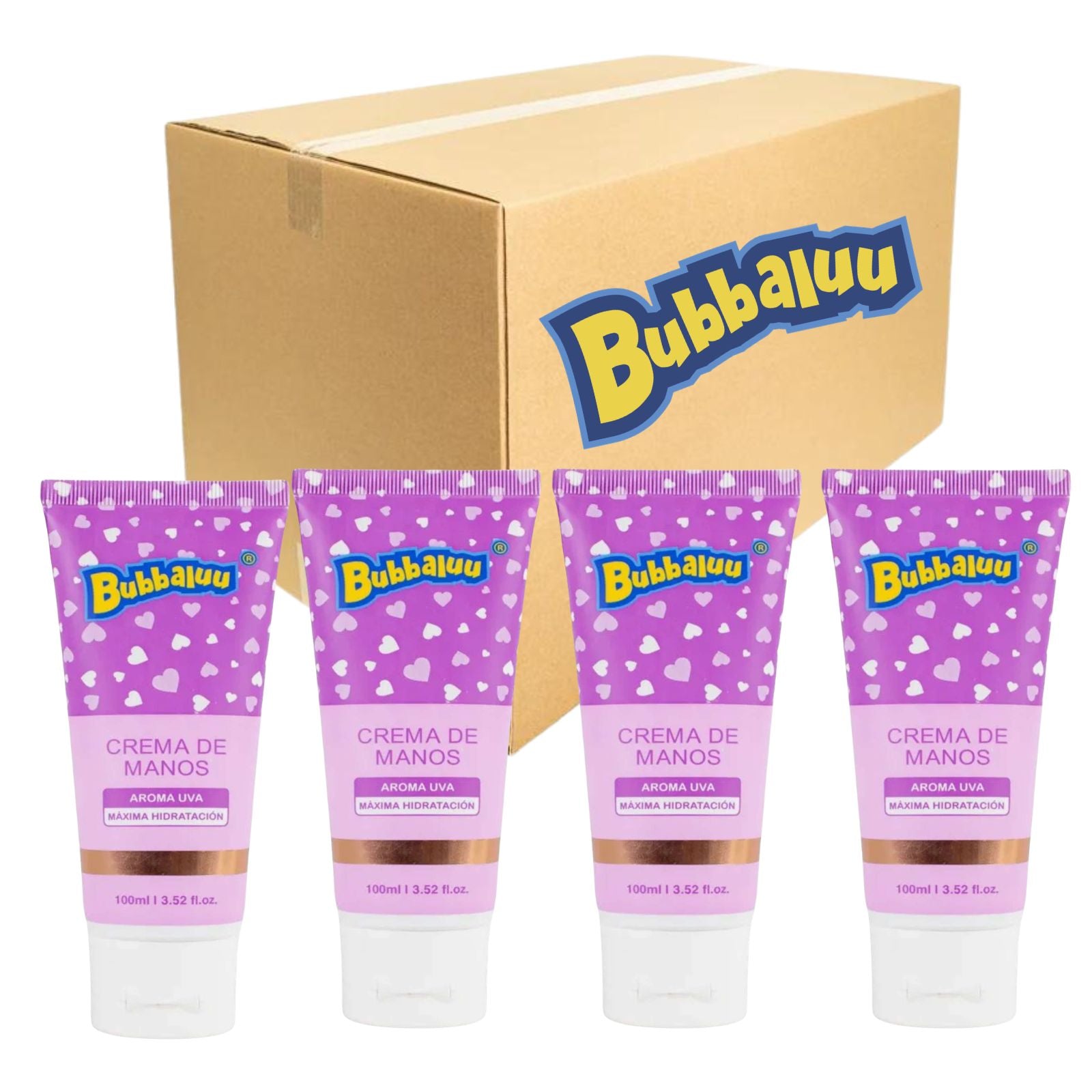 Crema de Manos Bubbaluu 100 Ml - Aroma Uva