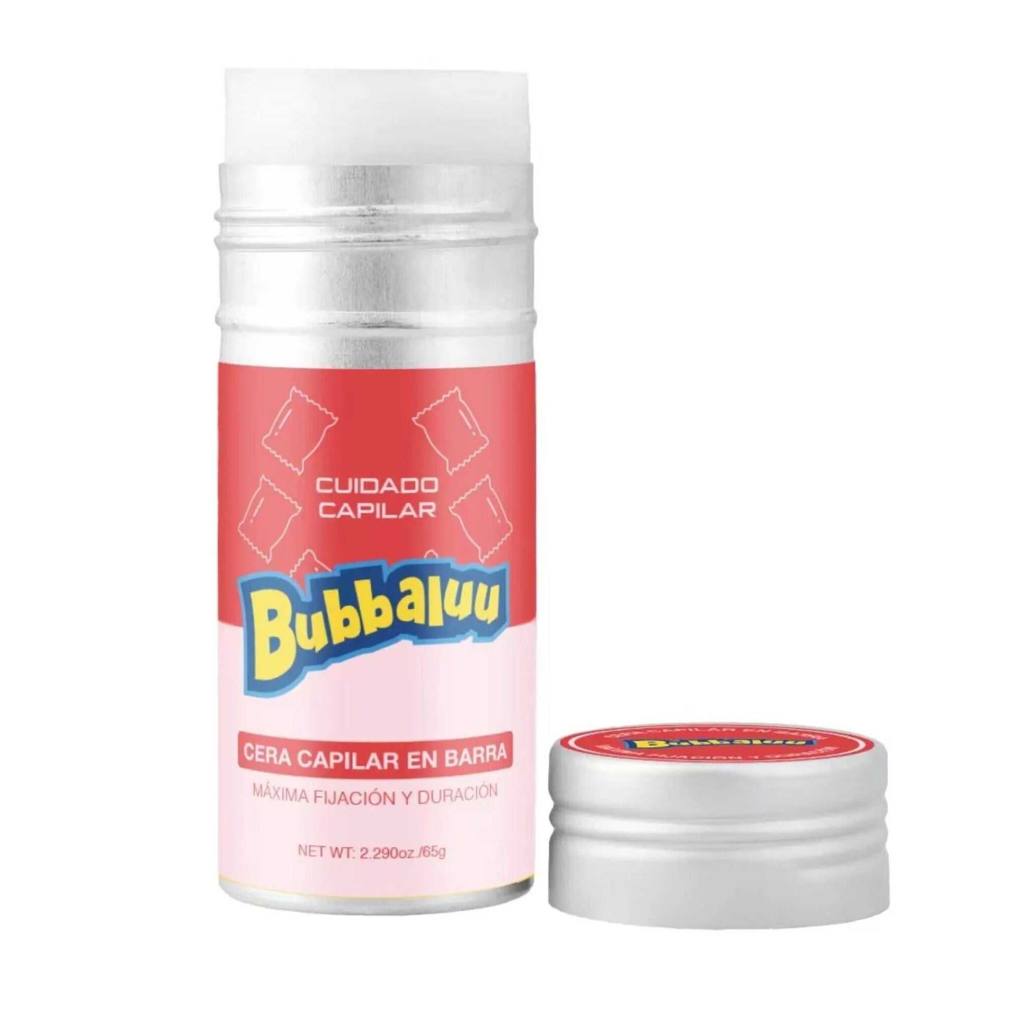 Cera Capilar en Barra Bubbaluu - Frutilla 65g - 2724