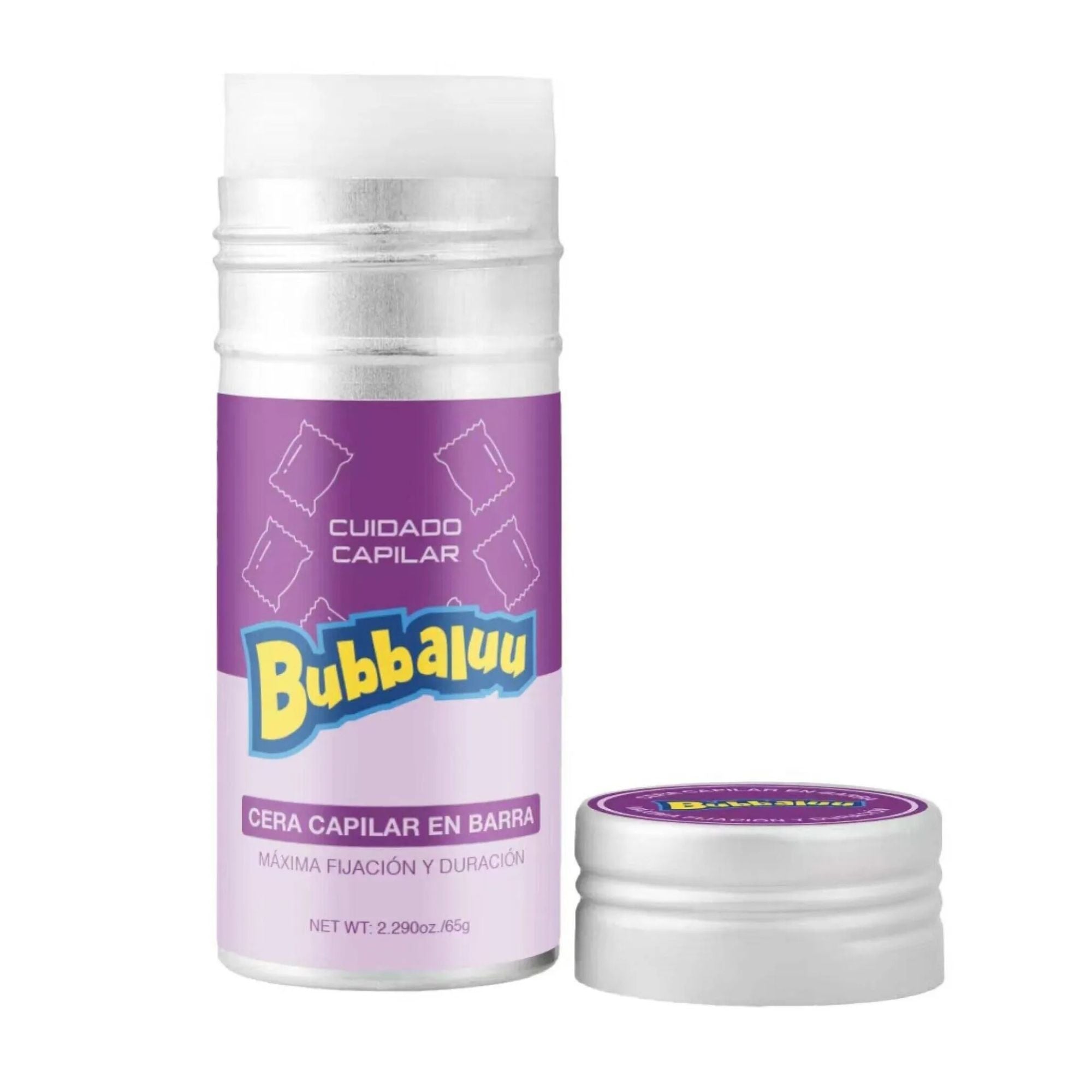Cera Capilar en Barra Bubbaluu - Uva 65g - 2722