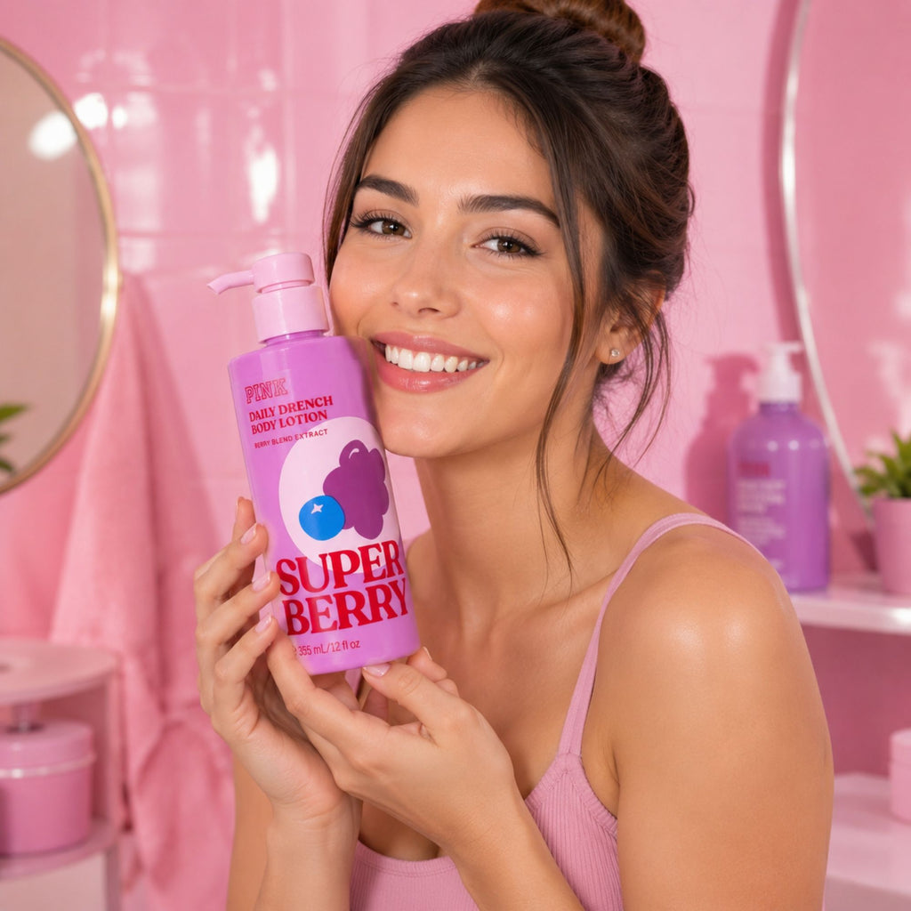 Crema Corporal PINK Daily Drench 355 ml - Super Berry