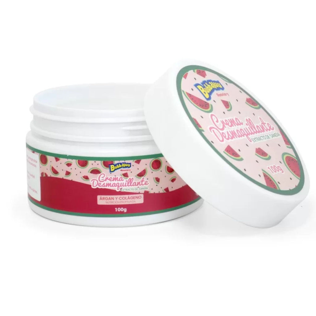 Crema Desmaquillante Bubbaluu Argan y Colageno - Sandia 100g - FT1814