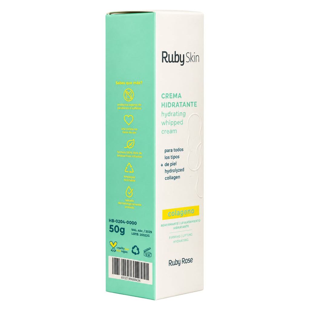 Crema Facial Hidratante Ruby Rose Ruby Skin Cólageno 0204