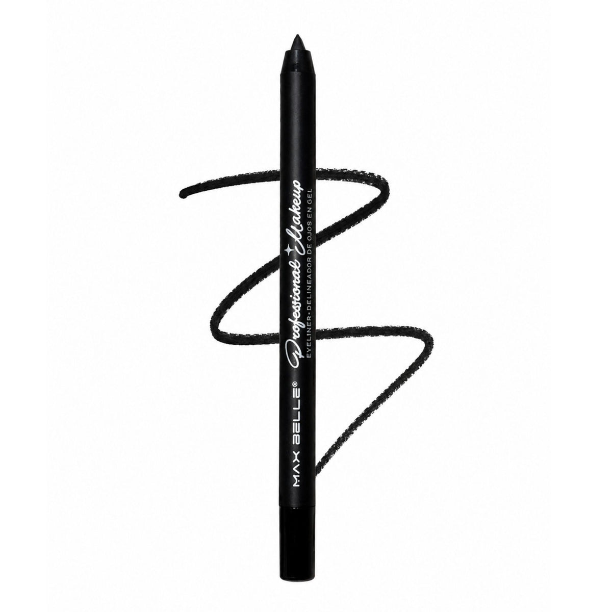 Delineador de Ojos Gel Professional Makeup Max Belle - NEGRO - 6550