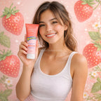 Exfoliante en Crema Hidratante Bubbaluu - FT-1803 - AROMA FRUTILLA - 200 ml