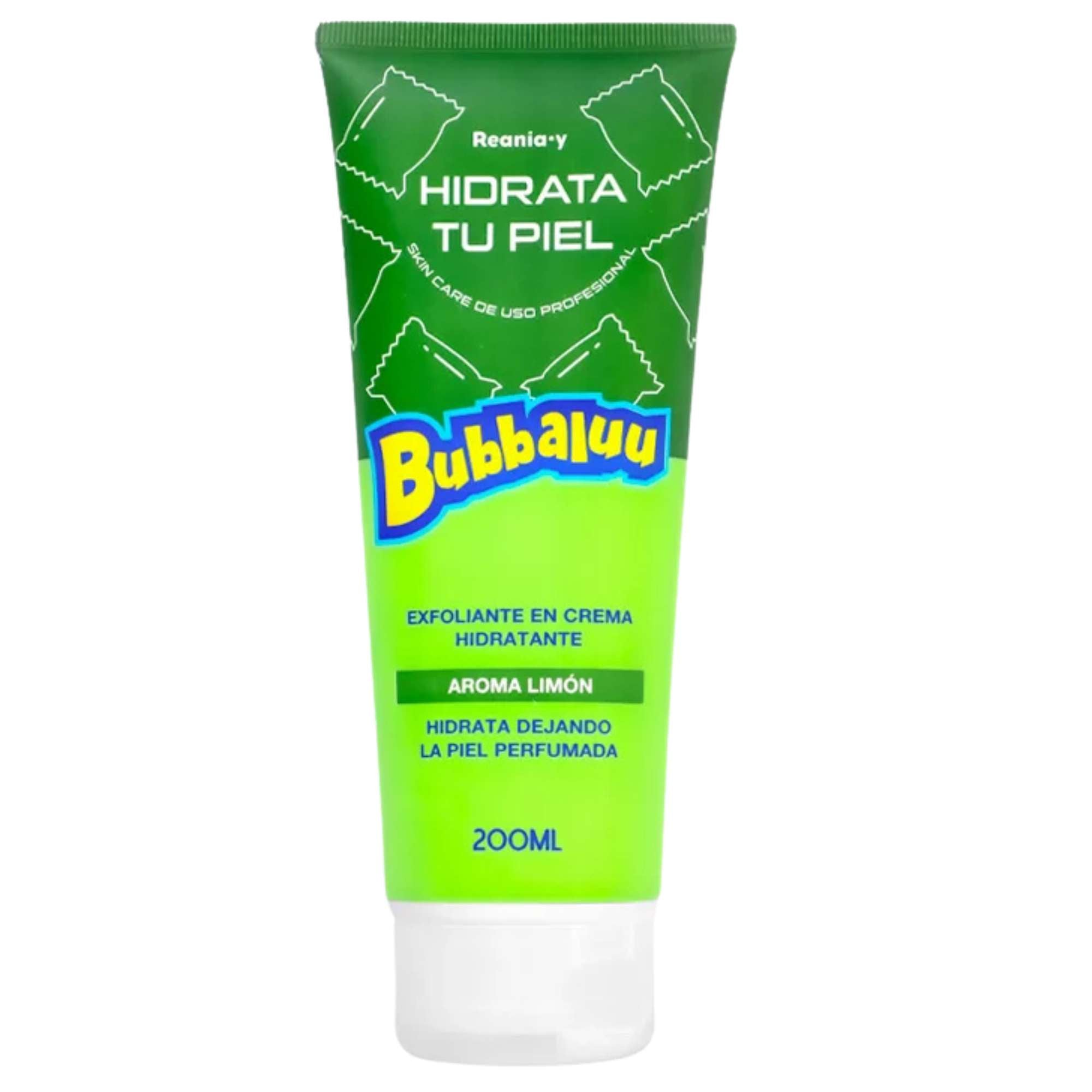 Exfoliante en Crema Hidratante Bubbaluu - FT-1824 - AROMA LIMON - 200 ml.