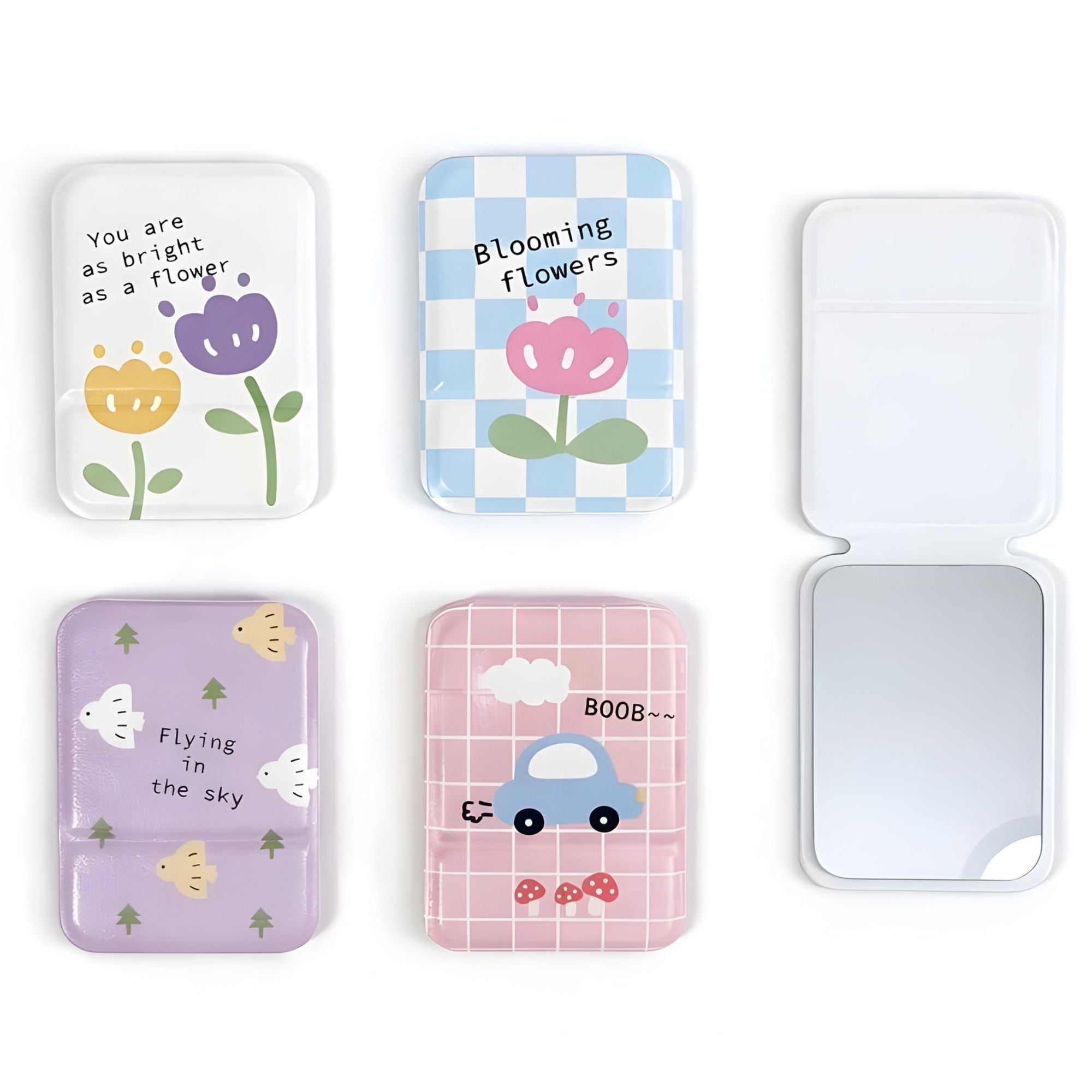 Espejo de Cartera Diseño Kawaii  (SE ENVIAN SURTIDOS)  - AU90