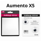 Espejo de Maquillaje Cuadrado con Aumento X5 - AU102