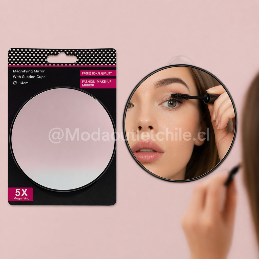 Espejo de Maquillaje Redondo con Aumento X10 - AU108
