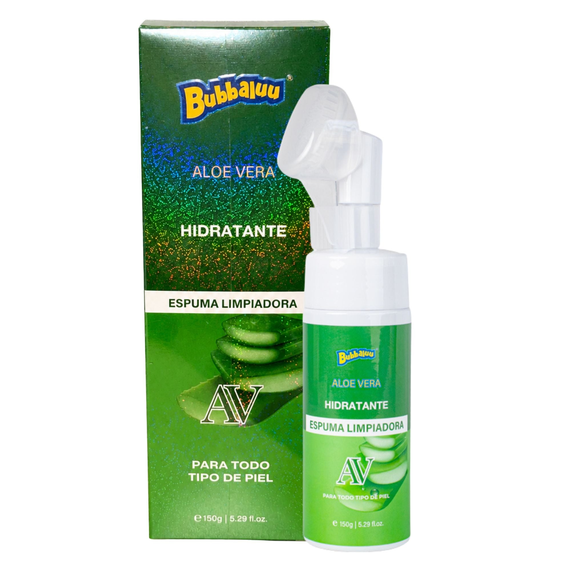 Espuma Limpiadora Bubbaluu - Aloe Vera 150g - 1875