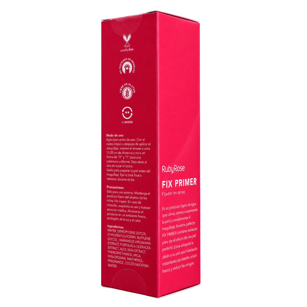 Fijador de Maquillaje Ruby Rose Fix Primer F700 - 100 ml