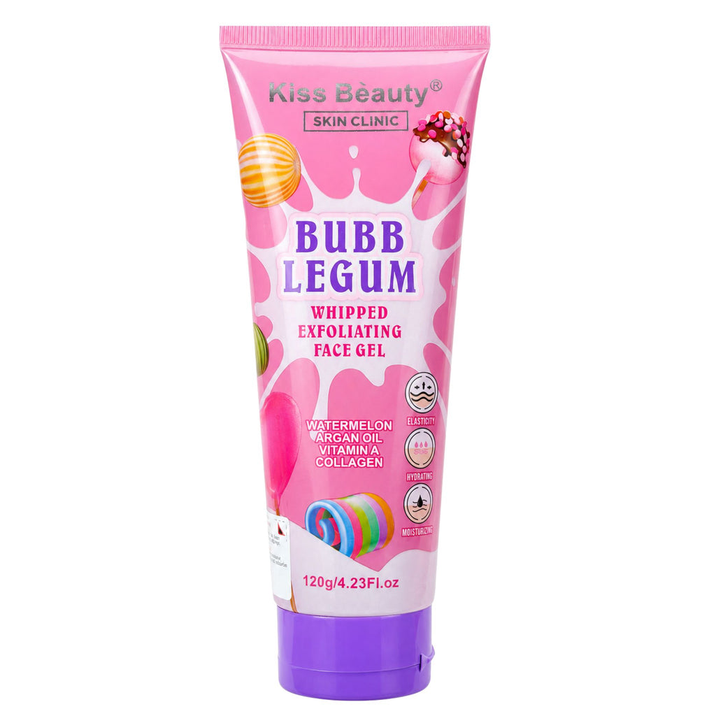Gel Exfoliante Facial Kiss Beauty 120 g - Bubblegum.