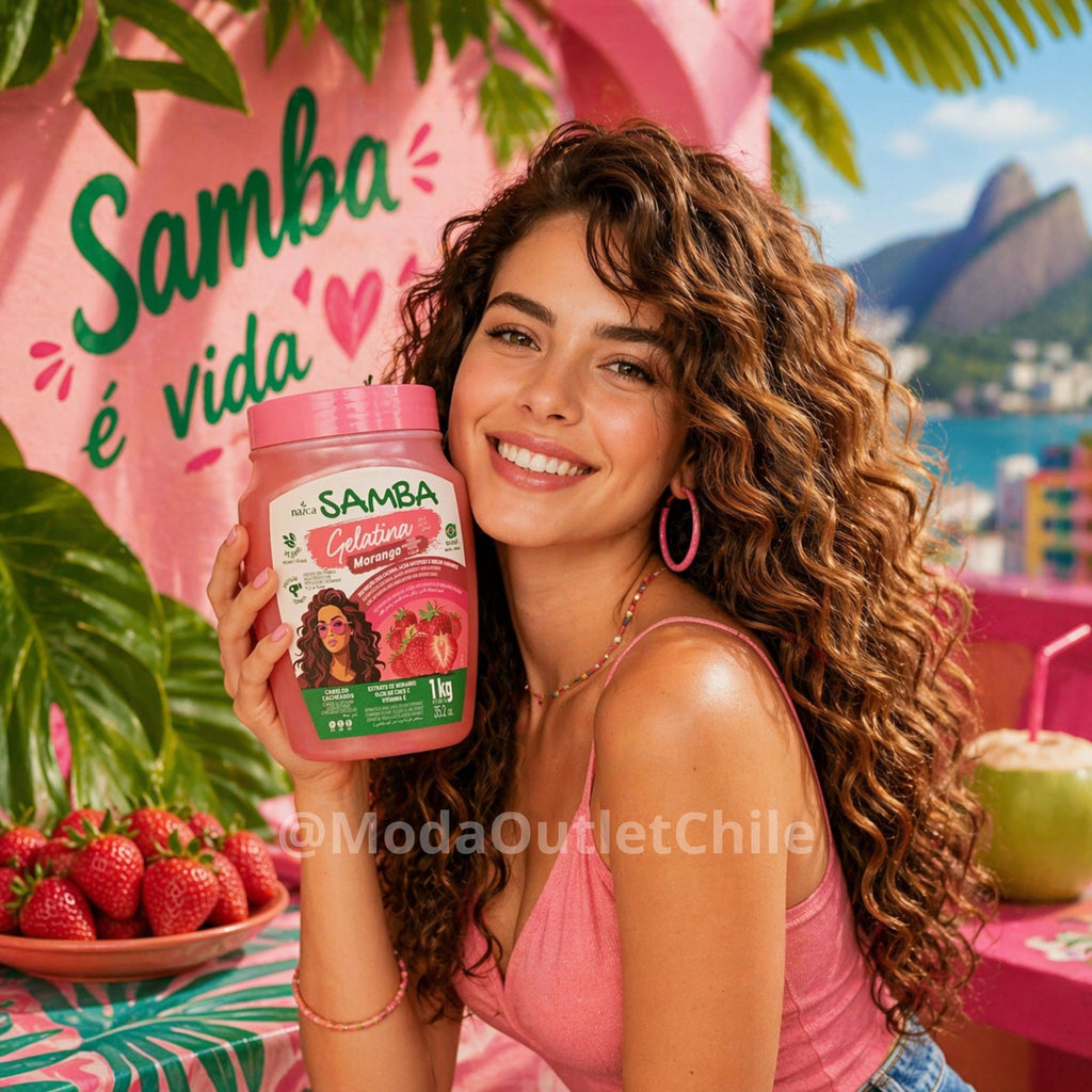 Gelatina Capilar Samba 1 Kilo - Melancia