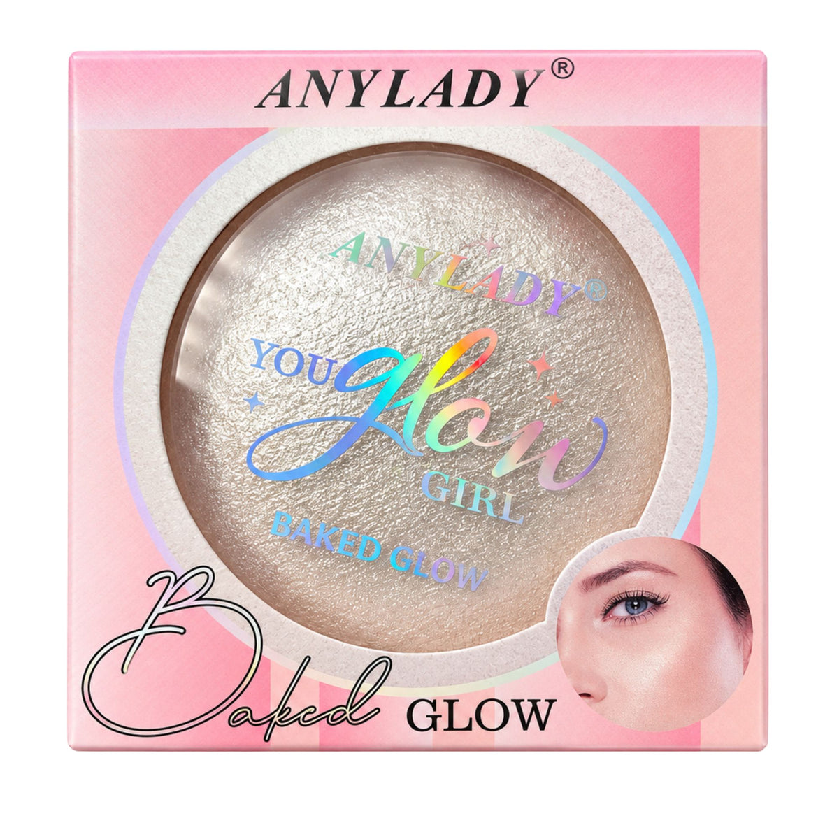 Iluminador Facial Anylady Baked Glow 2612 - Tono 01
