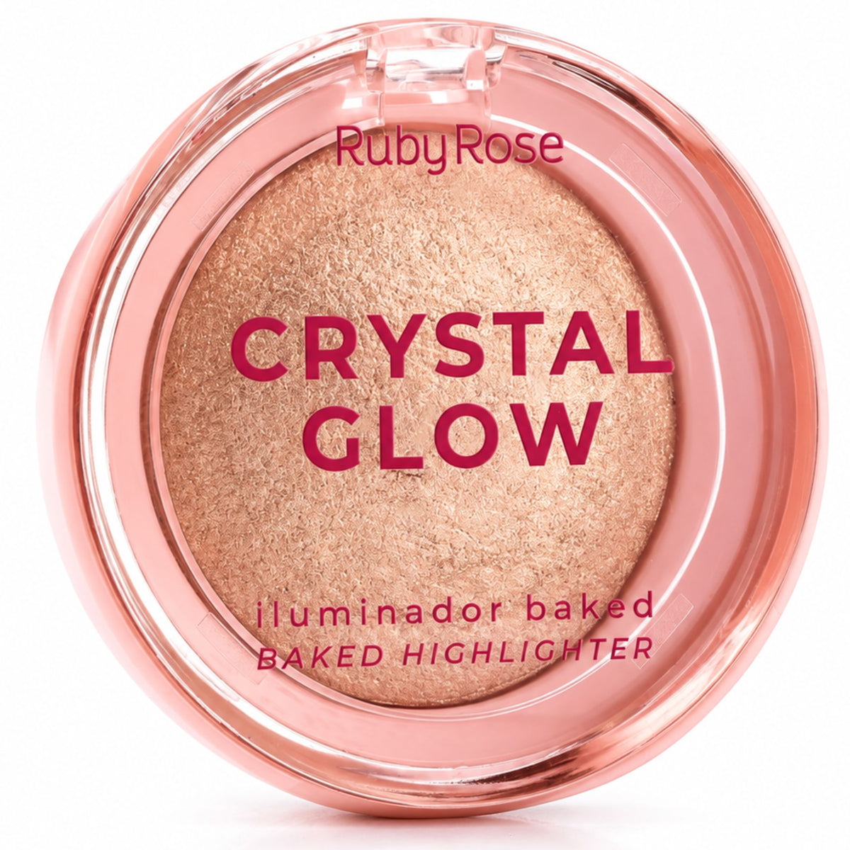 Iluminador Ruby Rose Crystal Glow Baked Acabado Luminoso - Opal shine 4000