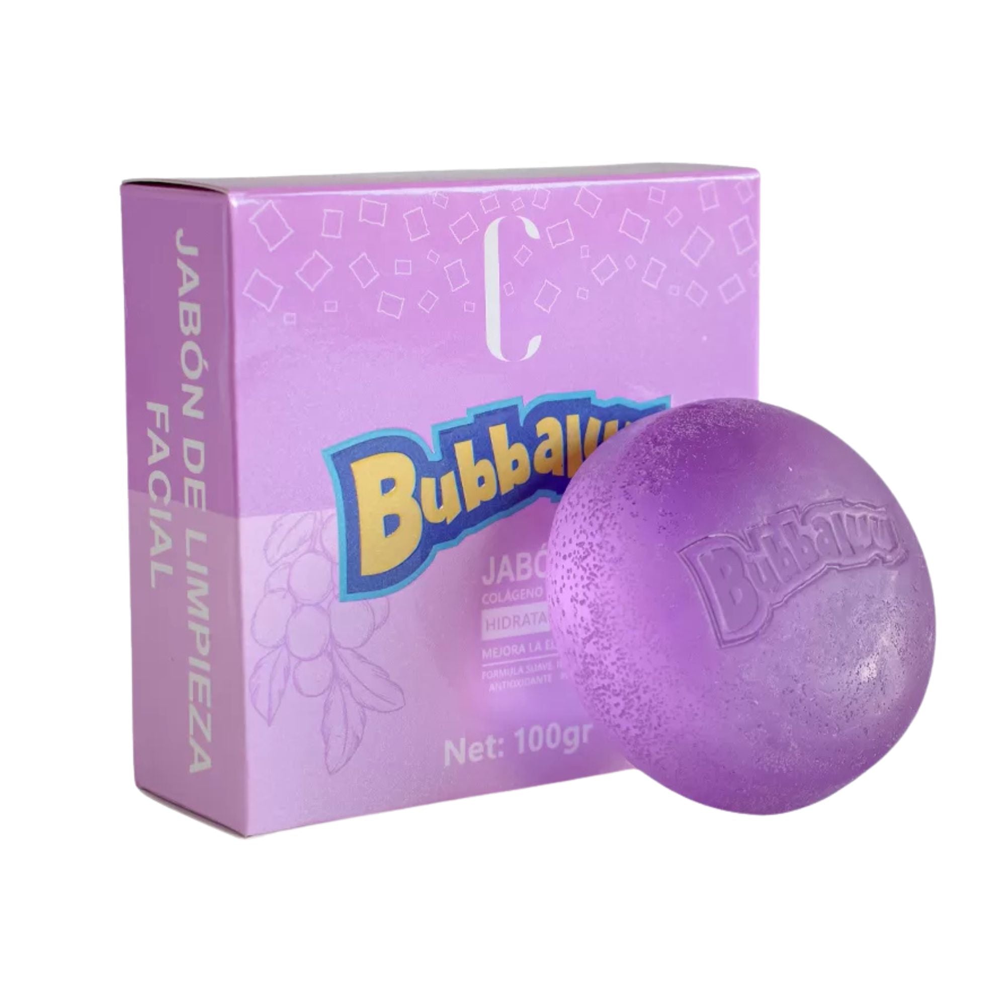 Jabón de Limpieza Facial Bubbaluu - Colageno 100g - 1849
