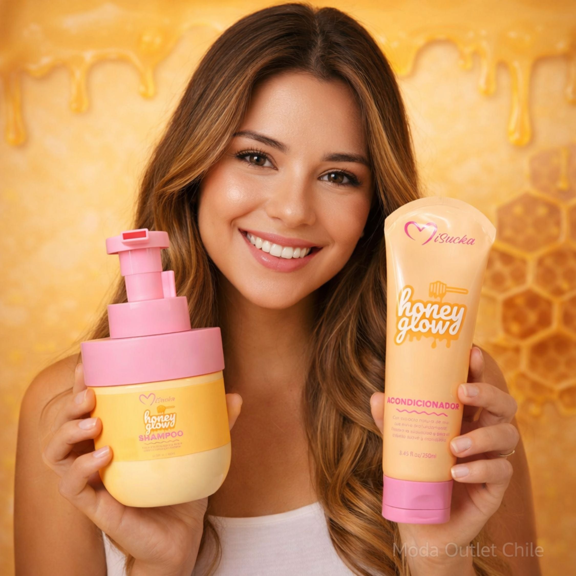 Pack Shampo y Acondicionador Honey Glow de Misucka