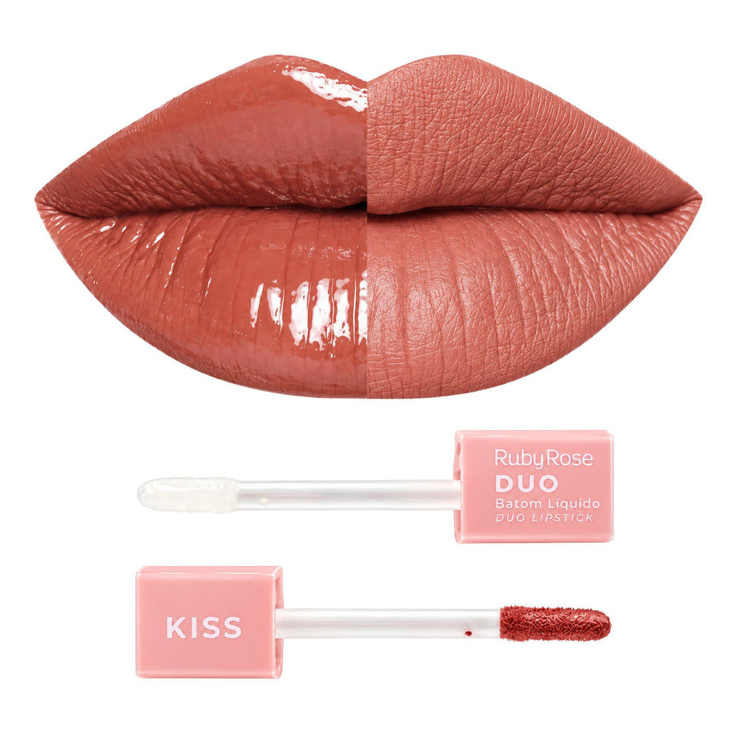 Labial Dúo Ruby Rose Kiss L620 - Tono 08