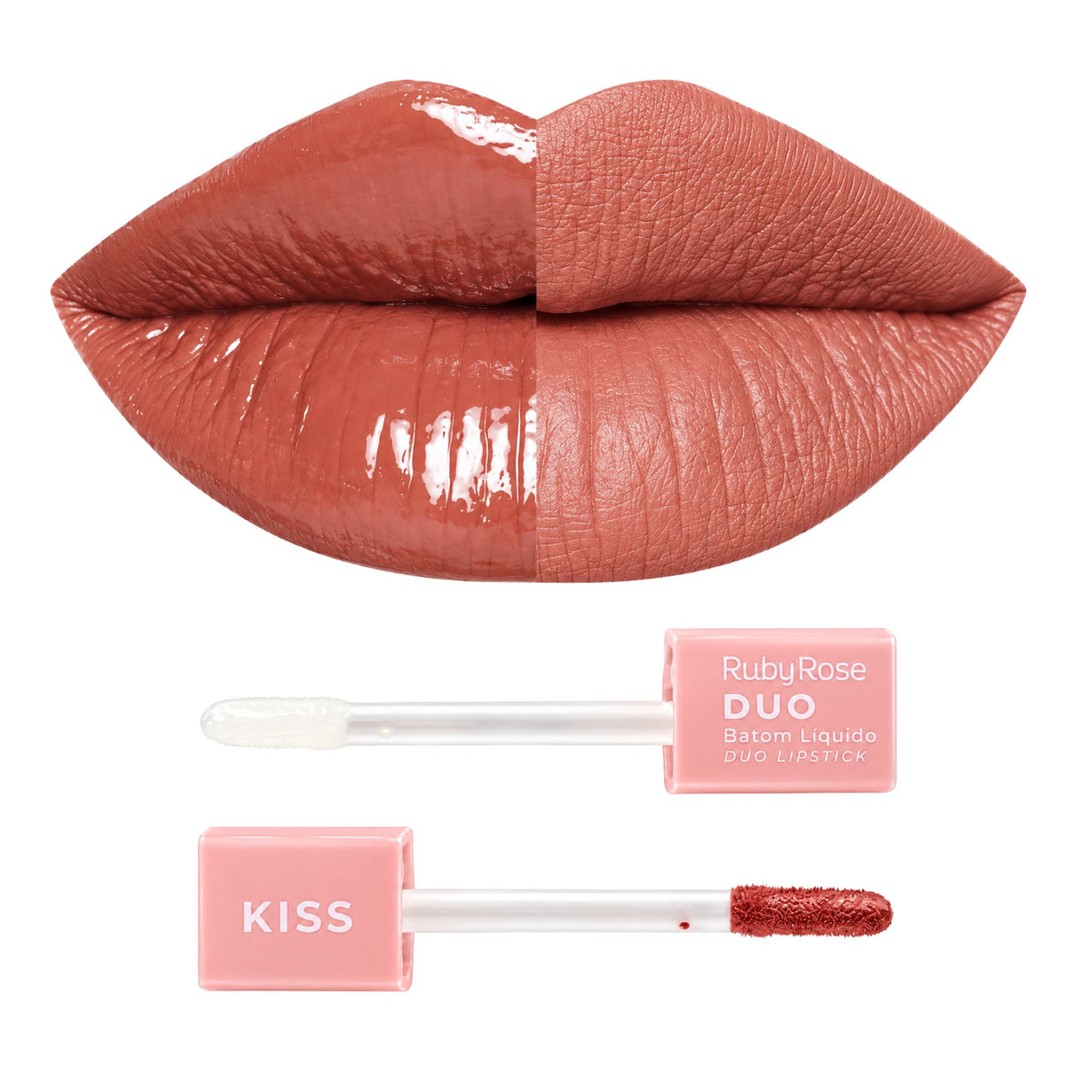 Labial Dúo Ruby Rose Kiss L620 - Tono 08