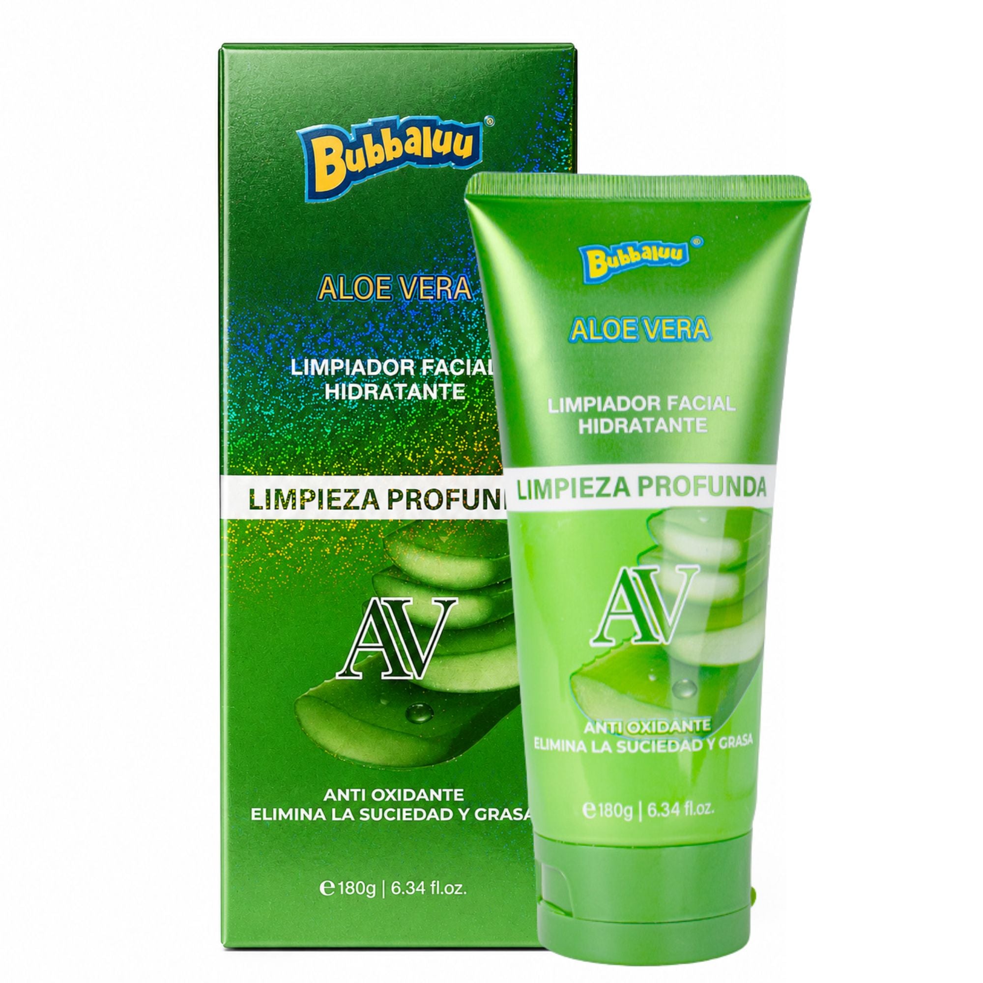 Limpiador Facial Bubbaluu - Aloe Vera 180g - 1873