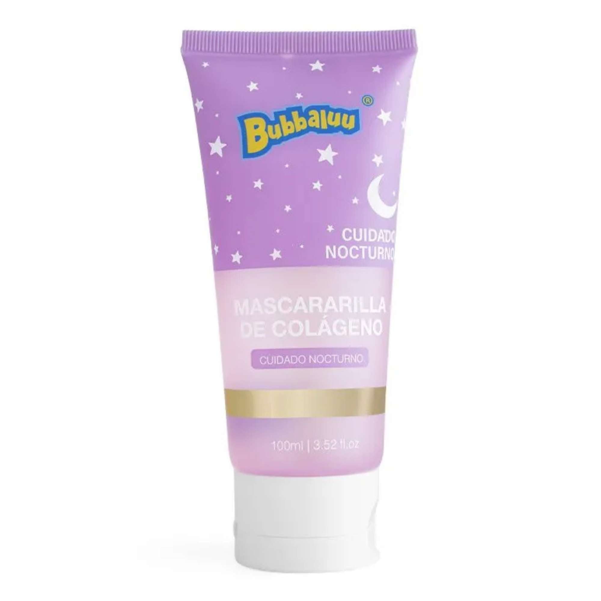 Mascarilla Facial de Colágeno Nocturna BUBBALUU - 100 ml