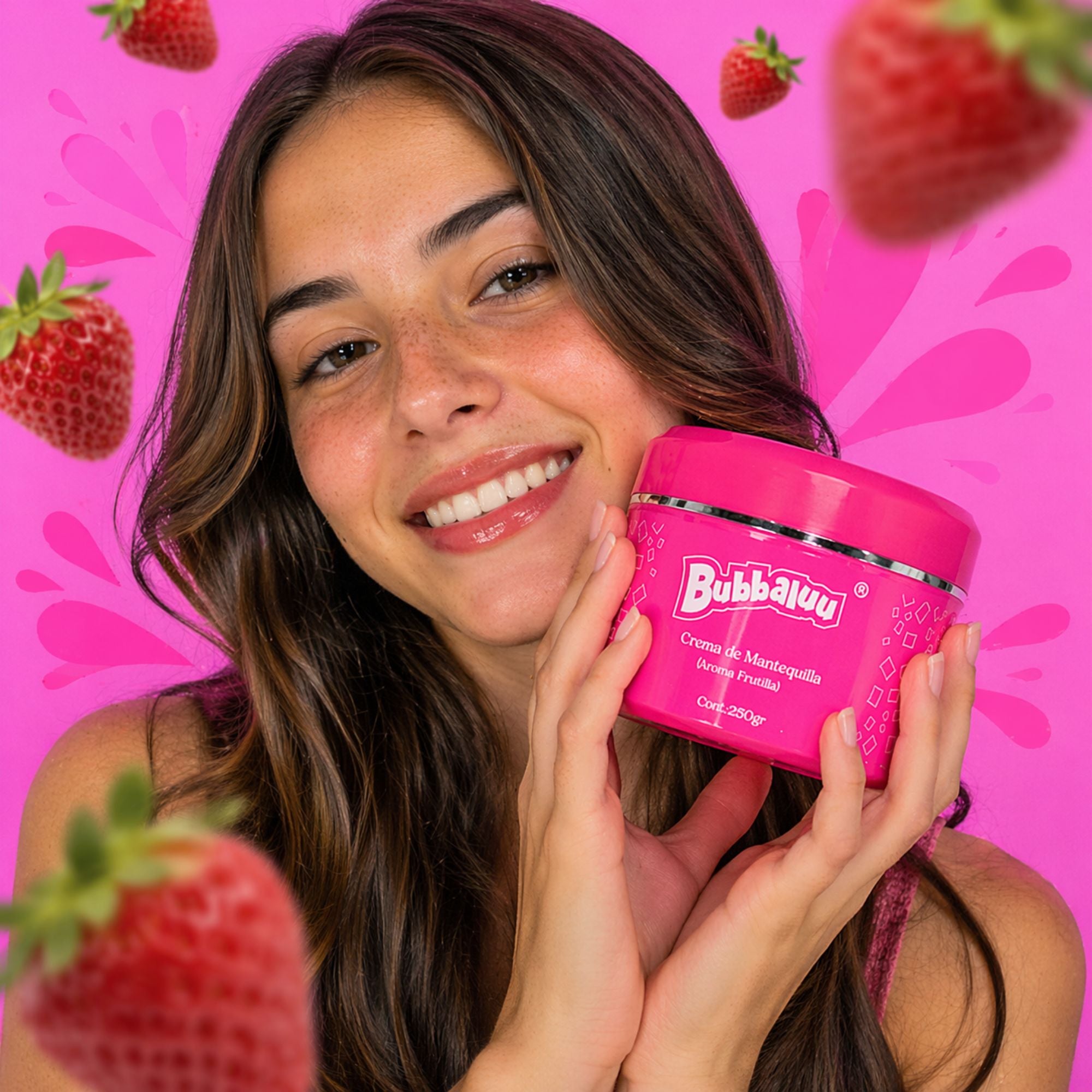 Manteca Corporal Bubbaluu 250g - 2741 Frutilla