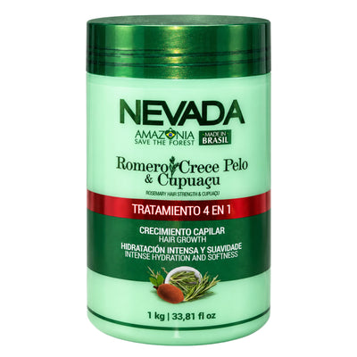Mascarilla Capilar Nevada 4 en 1 Romero Crece Pelo y Cupuacu 1 kg
