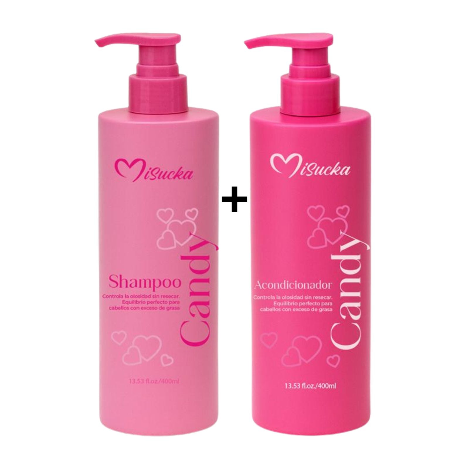 Pack de Shampo y Acondicionador Candy 400 Ml Misucka