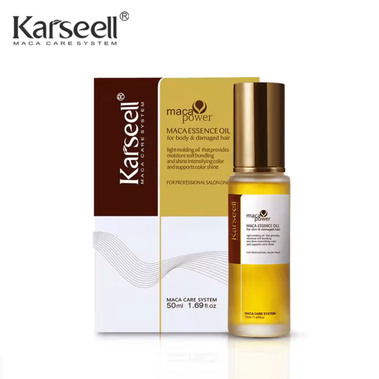 Aceite de argán marroquí para Restaurar el cabello Karseell - 50 ML KARSEELL Cosmeticos-skincare