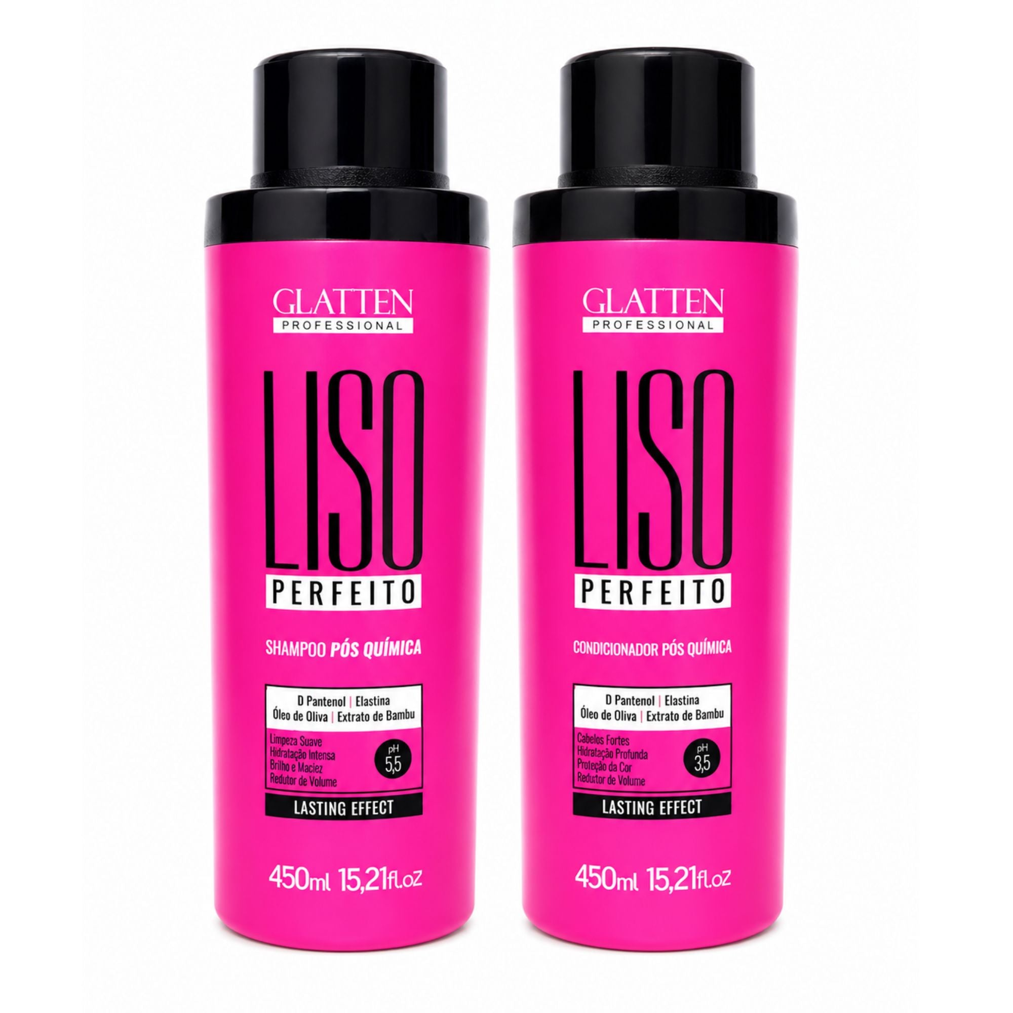 Pack Capilar Glatten Professional - Liso Perfecto Post Química 450 ML