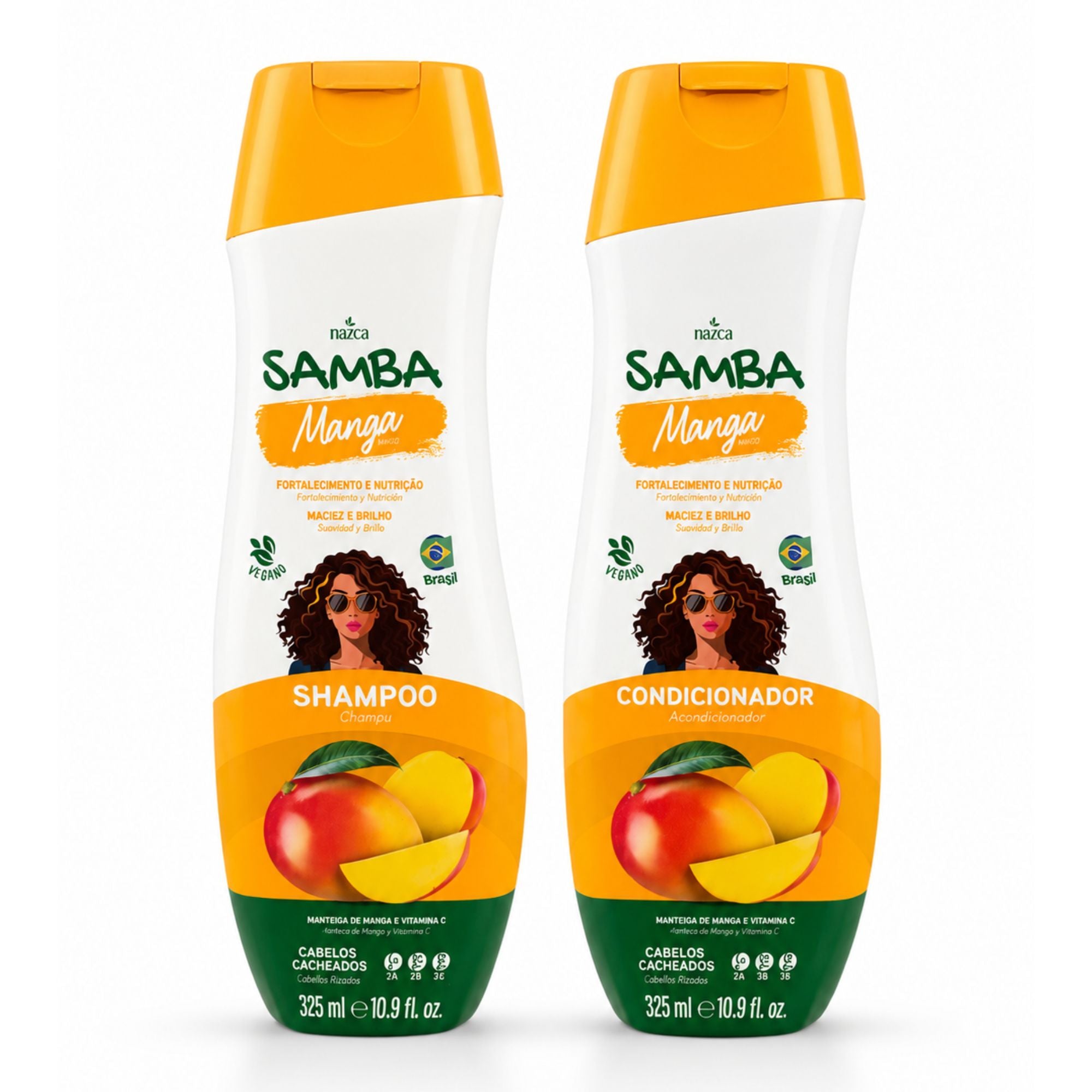 Pack Shampoo y Acondicionador Samba Manga 325 ML