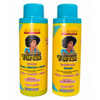 Pack Shampoo y Acondicionador Glatten Professional - Rizos Fuertes 450 ML
