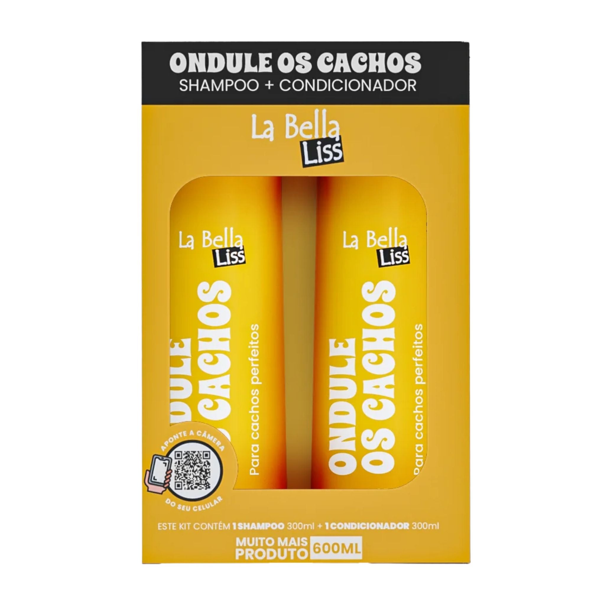 Pack de Shampoo y Acndicionador La Bella Liss - Rizos Perfectos 600 ML