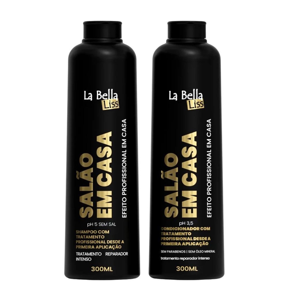 Pack de Shampoo y Acondicionador La Bella Liss - Salón En Casa 600 ML