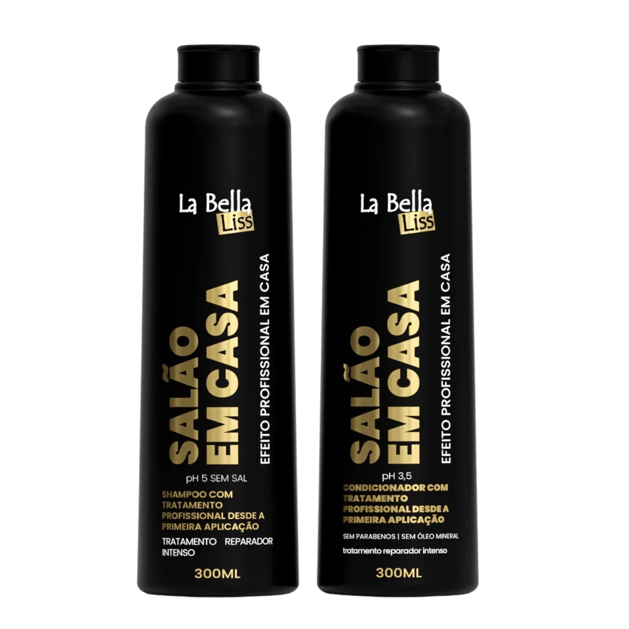 Pack de Shampoo y Acondicionador La Bella Liss - Salón En Casa 600 ML