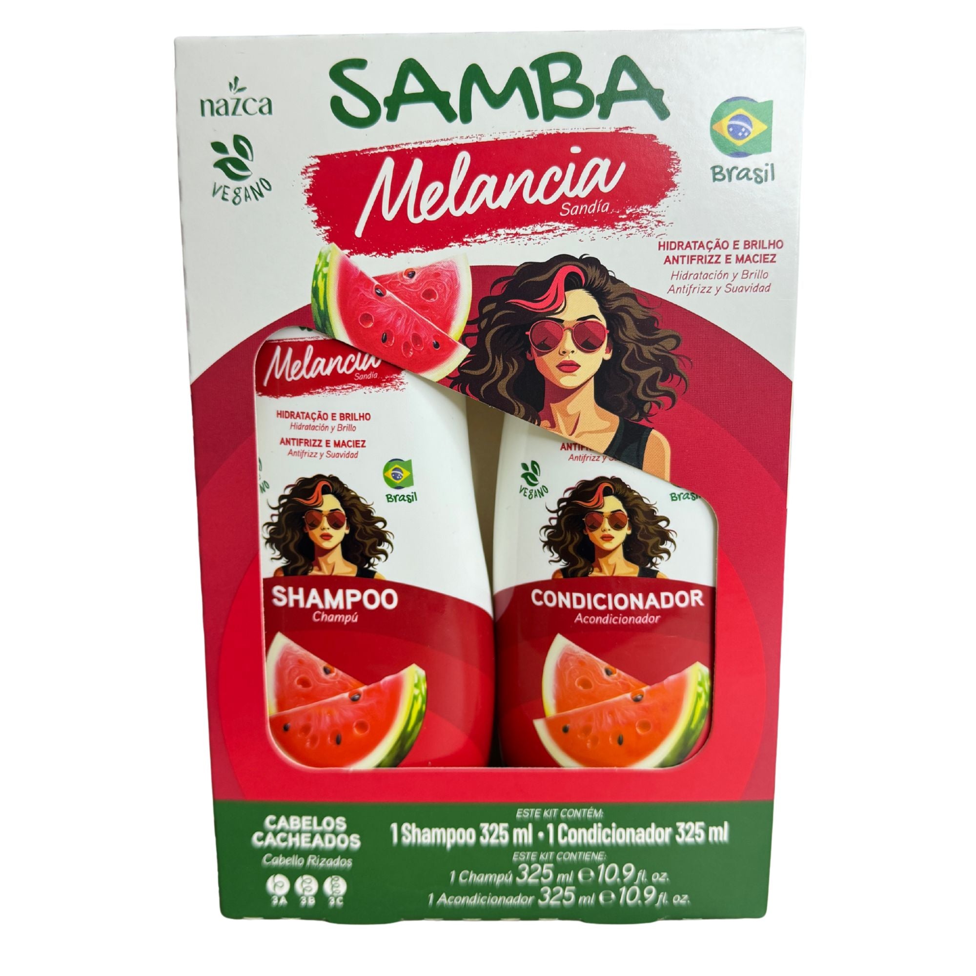 Pack de Shampoo y Acondicionador SAMBA 325 ML - MELANCIA AU230