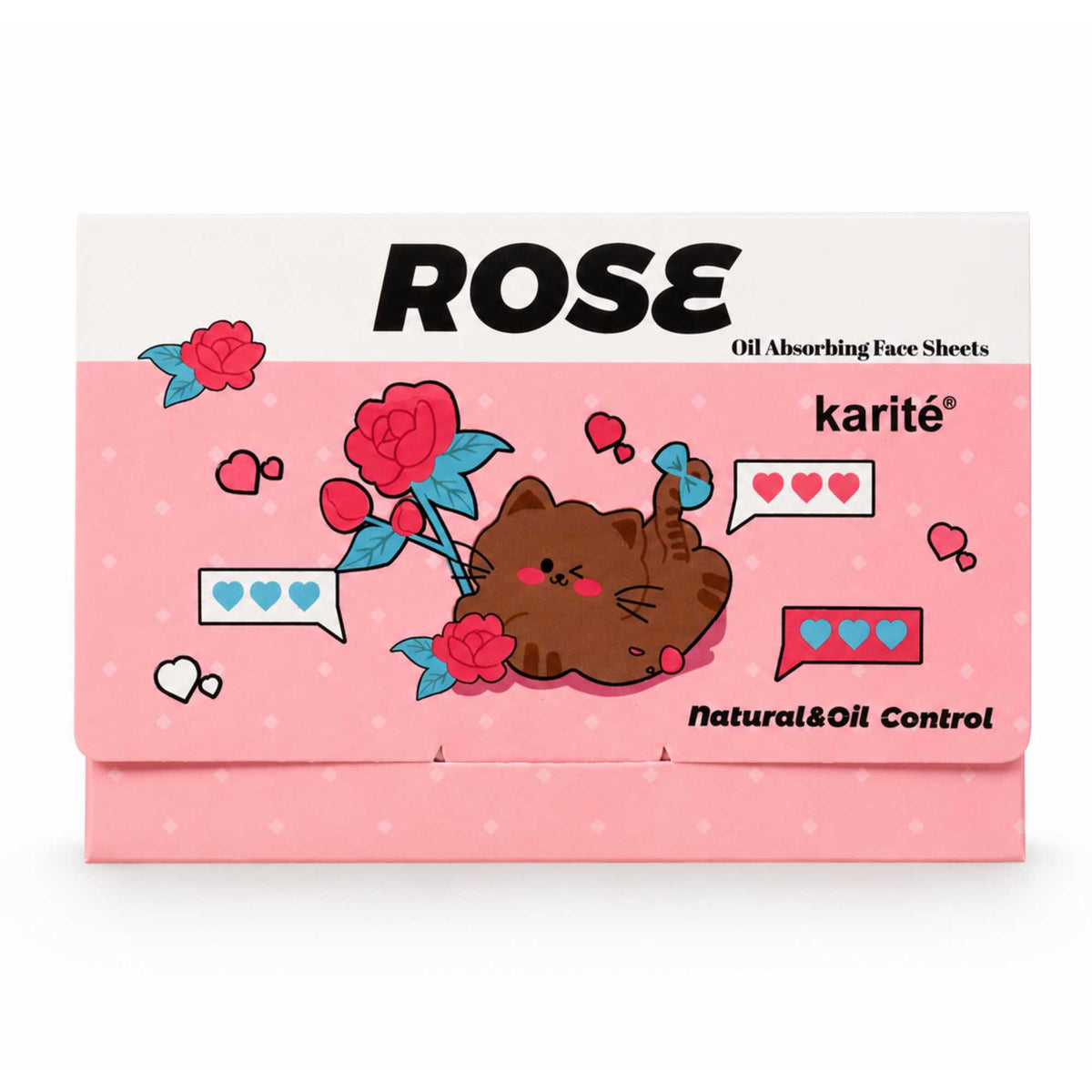 Papel Absorbente Facial Karité Rose 100 Hojas - 8591