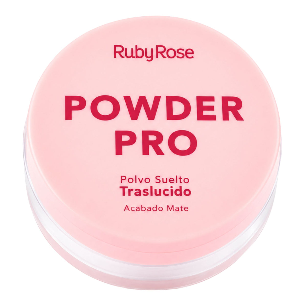 Polvo Suelto Ruby Rose Powder Pro PO01 - Traslúcido Mate