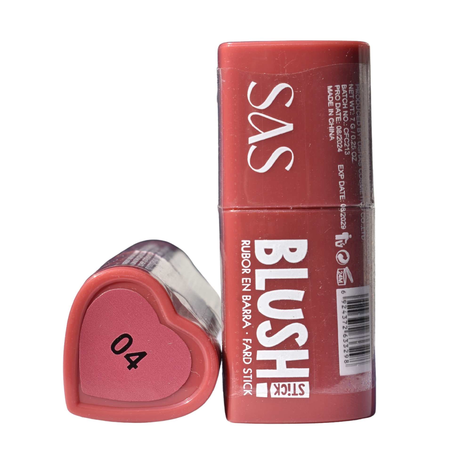Rubor en Barra Blush Stick SAS Cosmetics – Tono 04
