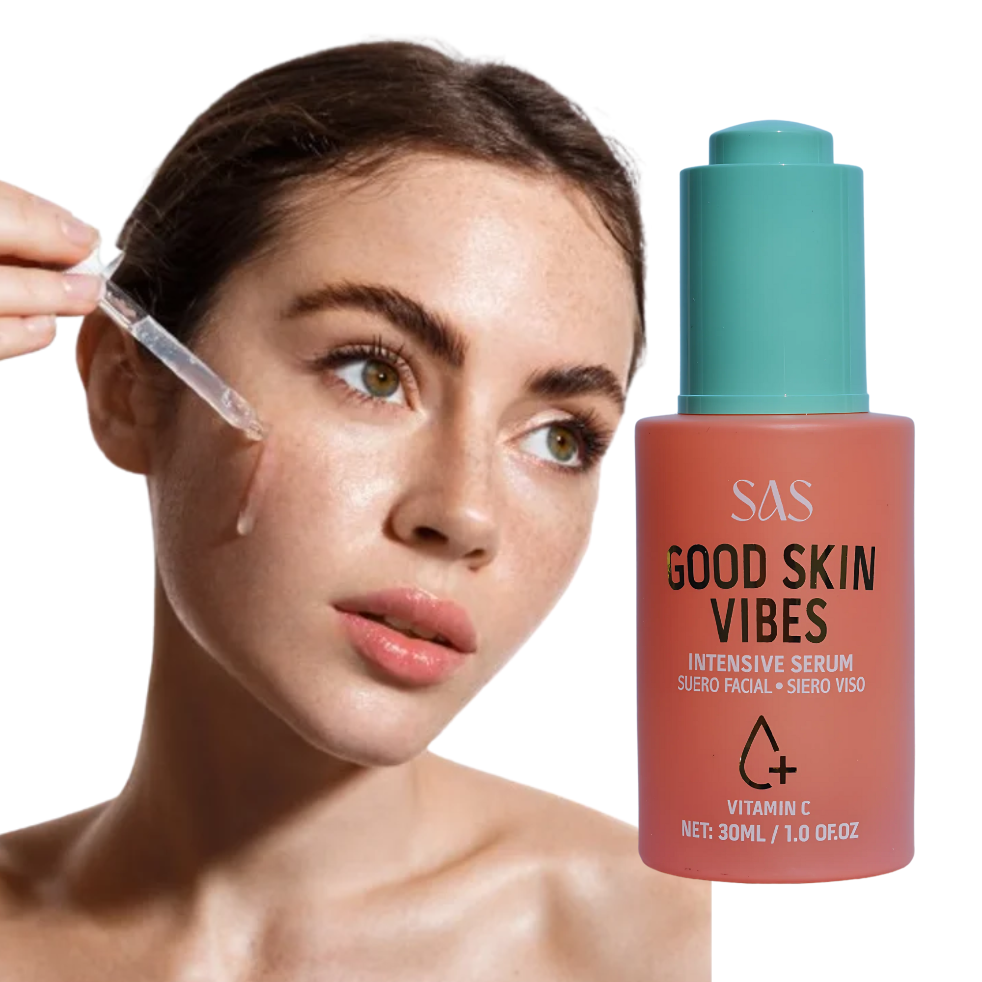 Serum Facial Hidratante SAS Cosmetics 30 ML - Vitamina C SAS COSMETICS Cosmeticos-skincare