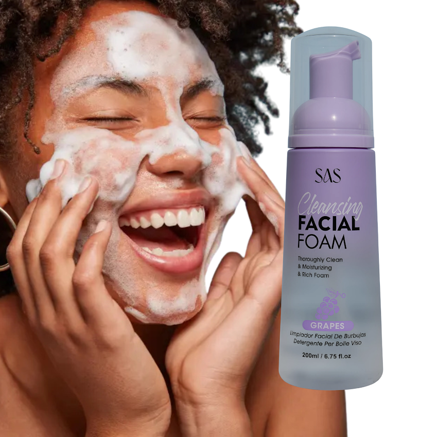 Espuma Limpiadora Facial SAS Cosmetics Cleansing - GRAPES SAS COSMETICS Cosmeticos-skincare