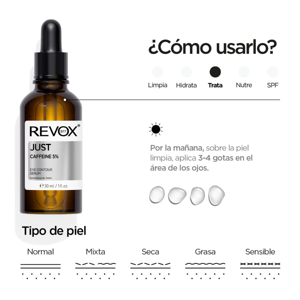 Serum Contorno de Ojos Revox B77 Just Caffeine 5% – 30 ml