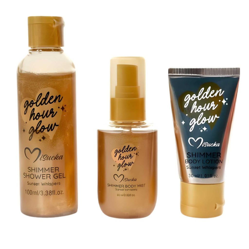 Set Trio Golden Hour Glow Misucka - Aroma Sunset Whispers
