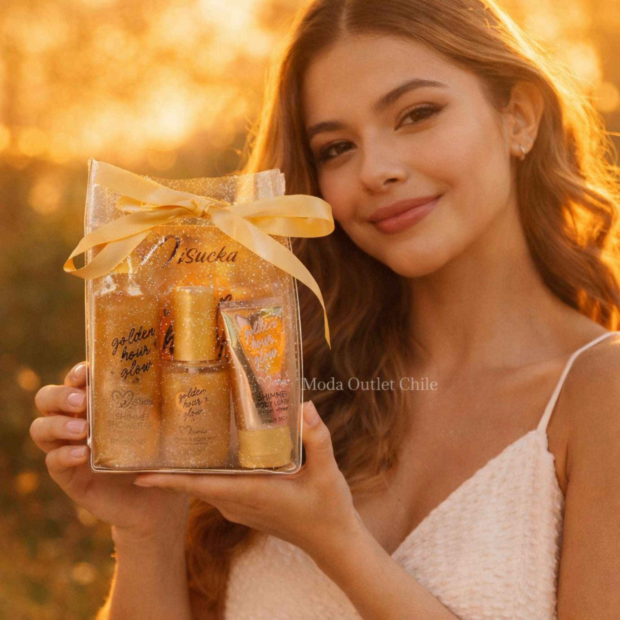 Set Trio Golden Hour Glow Misucka - Aroma Sunset Whispers