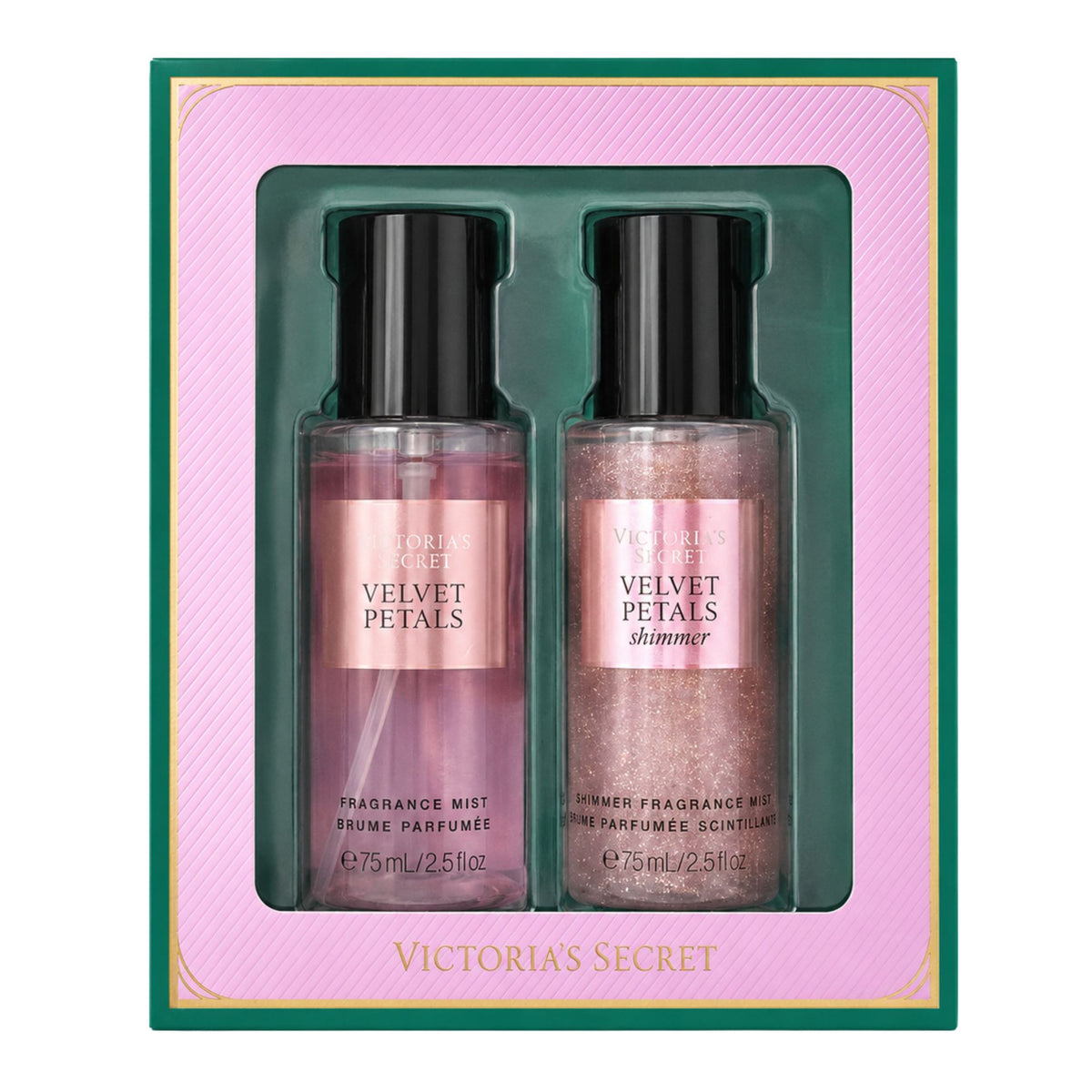 Set Victoria's Secret Body Mist + Shimmer - Velvet Petals