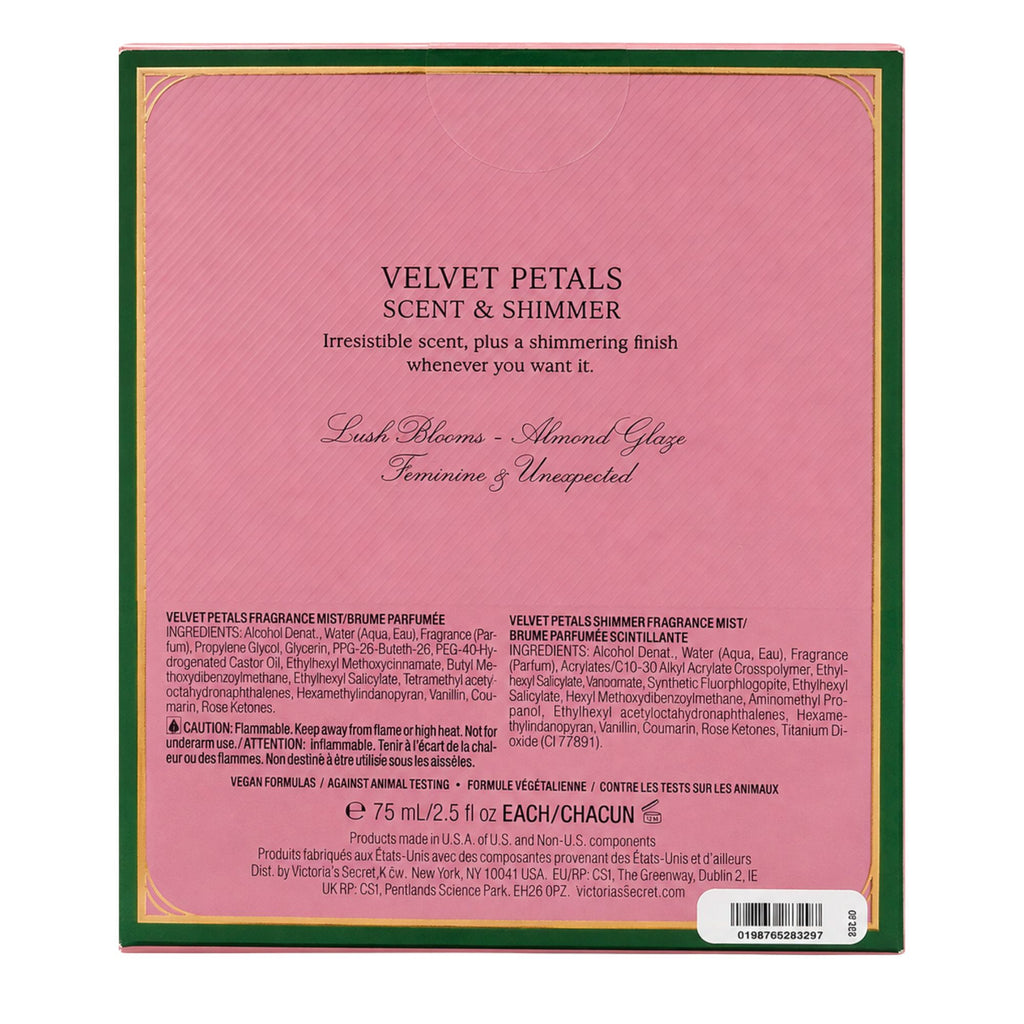 Set Victoria's Secret Body Mist + Shimmer - Velvet Petals