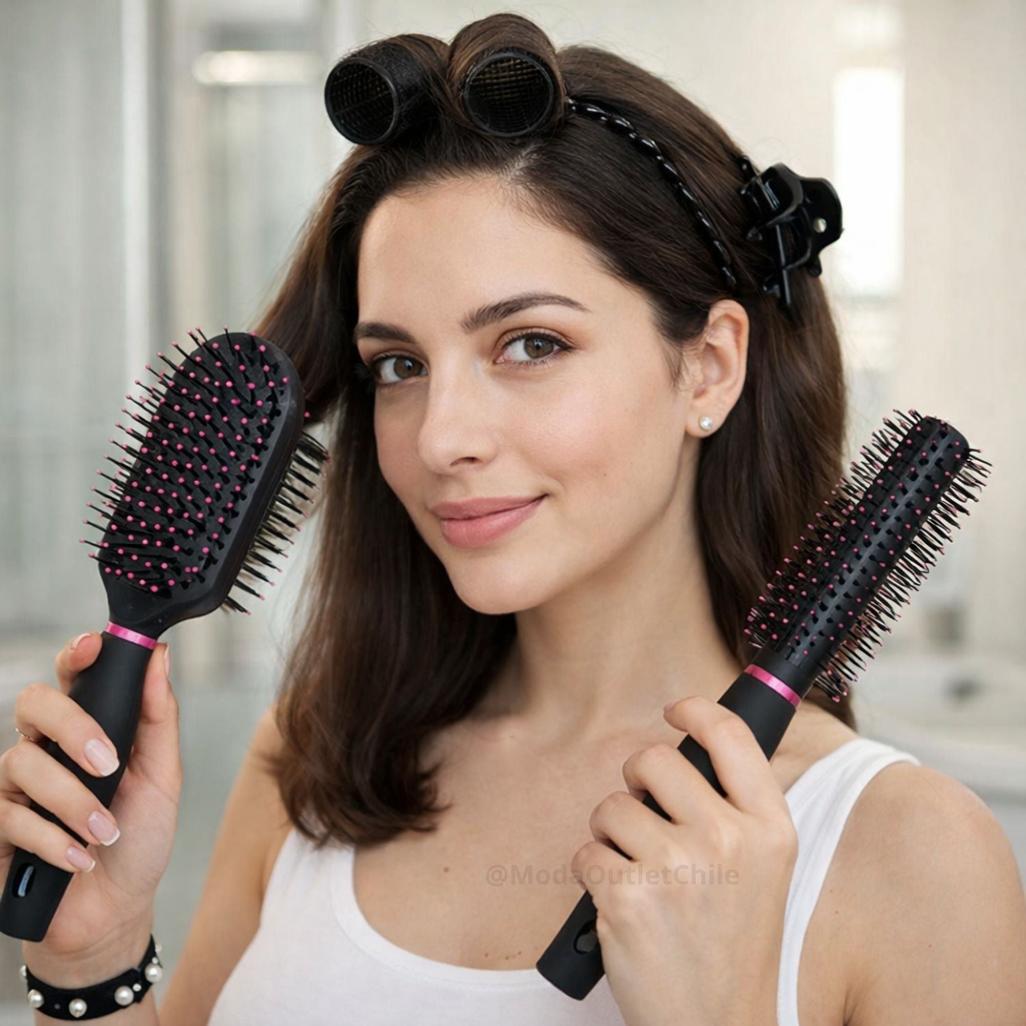 Set de Belleza Capilar Completo Miracle Woman (Cepillos + Accesorios) - 0079 - AU147