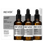 Set de Rutina Facial Revox Cafeina Acido Hialurico y Escualano - 3 Piezas