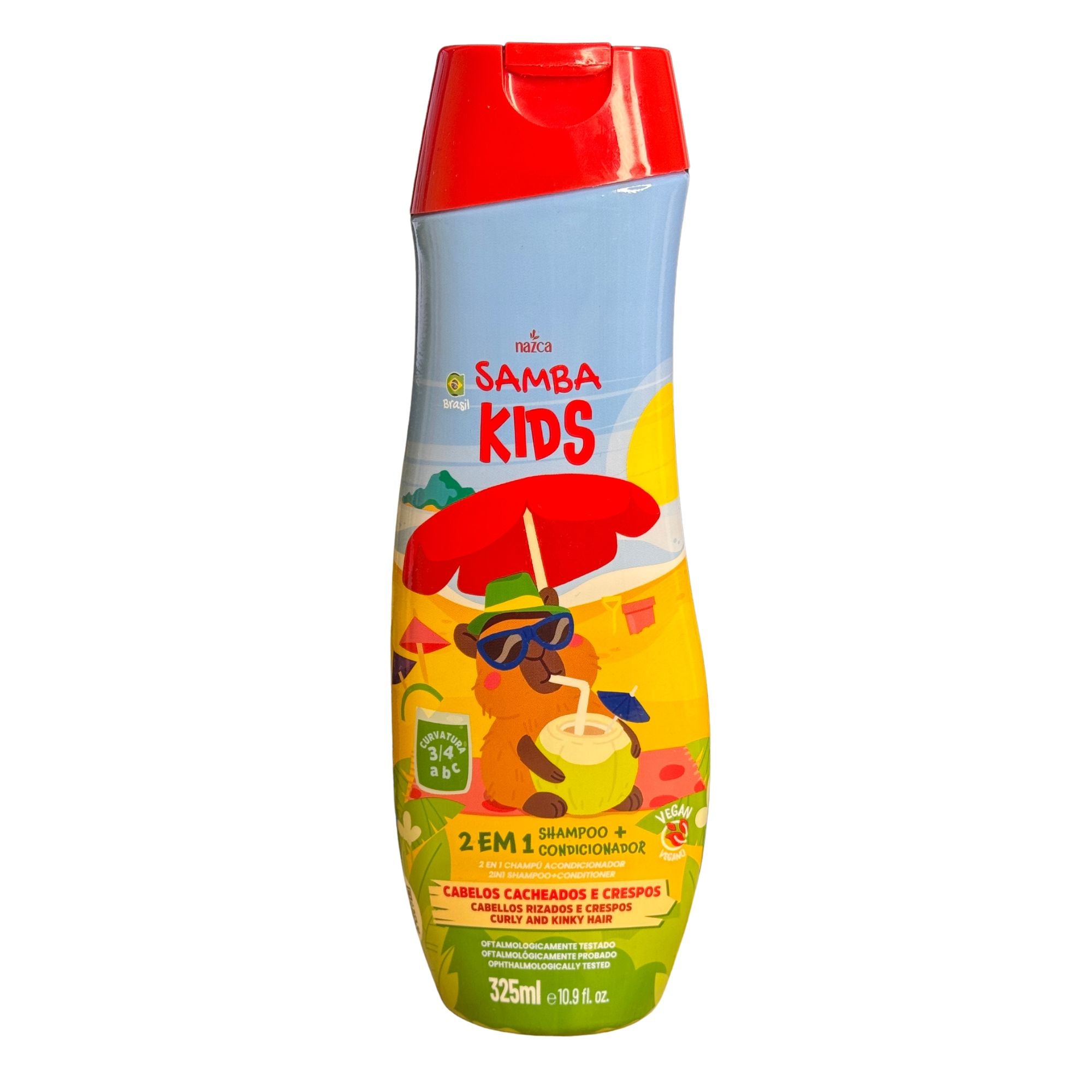 Shampo 2 en 1 Samba Kids todo tipo de Cabello 325 ML - Rojo AU250