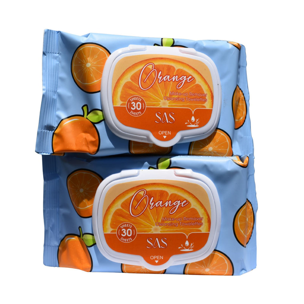 Toallitas Desmaquillantes SAS Cosmetics - Orange 30 Toallas