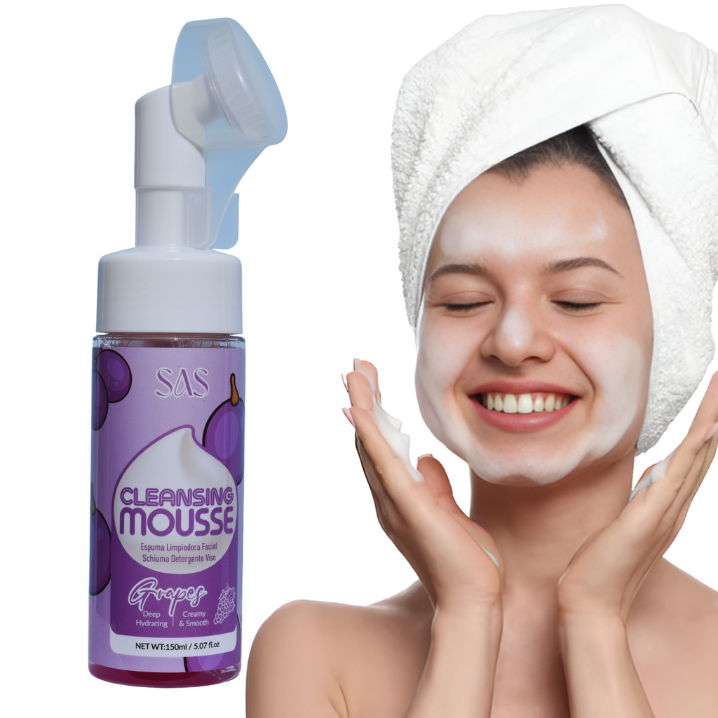 Espuma Limpiadora Facial SAS Cosmetics 150 ML - Grapes SAS COSMETICS Cosmeticos-skincare
